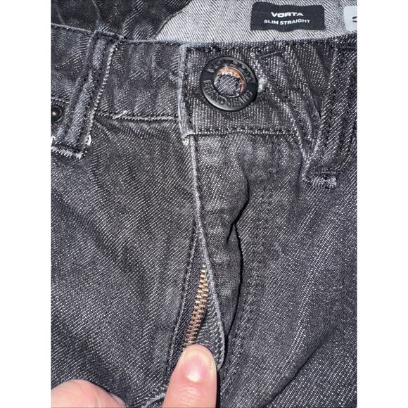 Volcom Slim Straight Jeans Black Denim 30x31 Skate Streetwear Y2K - Picture 2 of 5